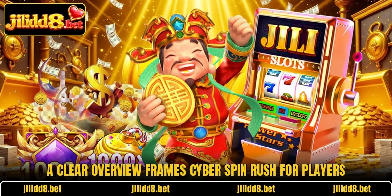 A clear overview frames Cyber Spin Rush for players A clear overview frames Cyber Spin Rush for players