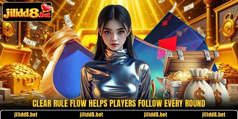 Clear rule flow helps players follow every round