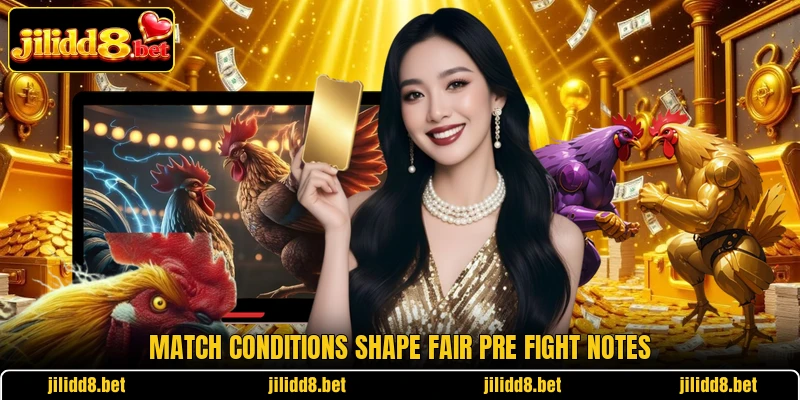 Match conditions shape fair pre fight notes