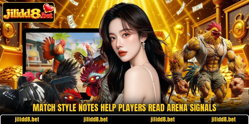Match style notes help players read arena signals