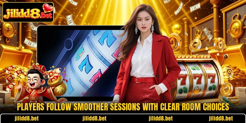 Players follow smoother sessions with clear room choices Players follow smoother sessions with clear room choices