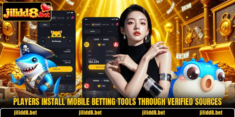Players install mobile betting tools through verified sources