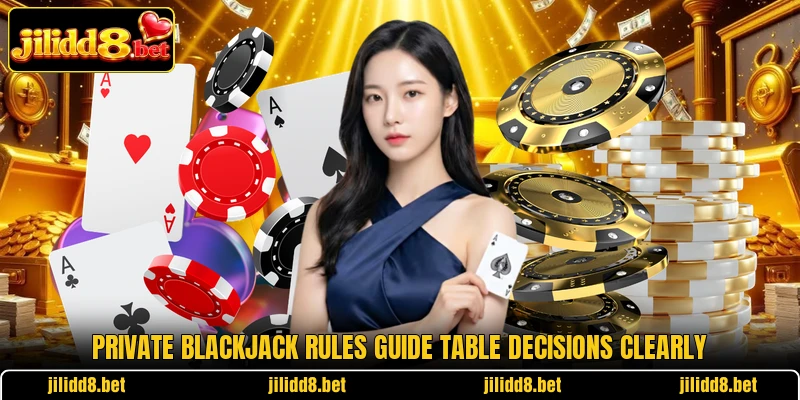 Private blackjack rules guide table decisions clearly