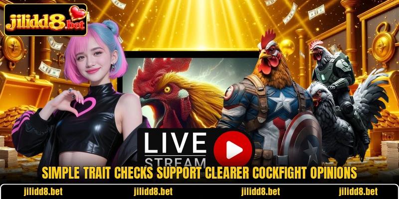 Simple trait checks support clearer cockfight opinions Simple trait checks support clearer cockfight opinions